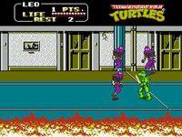 Teenage Mutant Hero Turtles II - The Arcade Game, capture décran